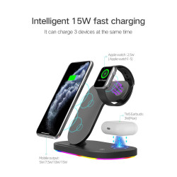 High Tech 3 in 1 Latest Wireless Charger