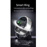 Smart Finger Ring Health Tracker Heart Rate Blood Oxygen Monitoring IP68 Waterproof Sports Smart Rings for Men Women