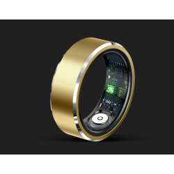 Smart Finger Ring Health Tracker Heart Rate Blood Oxygen Monitoring IP68 Waterproof Sports Smart Rings for Men Women