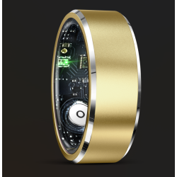 Smart Finger Ring Health Tracker Heart Rate Blood Oxygen Monitoring IP68 Waterproof Sports Smart Rings for Men Women