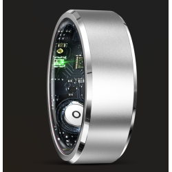 Smart Finger Ring Health Tracker Heart Rate Blood Oxygen Monitoring IP68 Waterproof Sports Smart Rings for Men Women