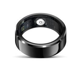 Fashion Steel Women Finger Rings with Gift Charging Case Box Men Sport Fitness R6 Smart Ring