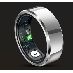 Fashion Steel Women Finger Rings with Gift Charging Case Box Men Sport Fitness R6 Smart Ring