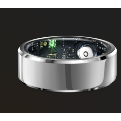 Fashion Steel Women Finger Rings with Gift Charging Case Box Men Sport Fitness R6 Smart Ring
