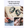 Smart Ring Health Waterproof Finger Ring Monitor Heart Rate Fitness Tracker
