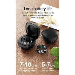 Smart Ring Health Waterproof Finger Ring Monitor Heart Rate Fitness Tracker