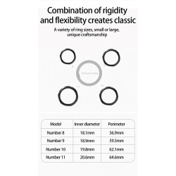 Smart Ring Health Waterproof Finger Ring Monitor Heart Rate Fitness Tracker