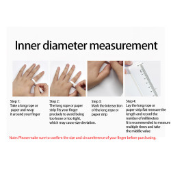 Smart Ring Health Waterproof Finger Ring Monitor Heart Rate Fitness Tracker