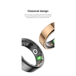 Smart Rings Health Sleep Monitor Fitness Tracker Anillo Intelligent Heart Rate Blood Oxygen Blood Pressure Smart Finger Ring