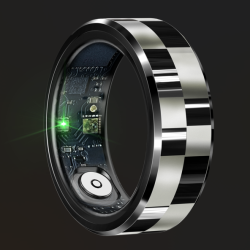 Smart Ring Health Waterproof Finger Ring Monitor Heart Rate Fitness Tracker