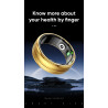 Health Smart Ring for Men Bluetooth IP68 Waterproof Fitness Tracker, Sleep & Step Monitoring, Stylish Sport Rings for Men