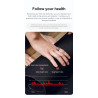 Health Smart Ring for Men Bluetooth IP68 Waterproof Fitness Tracker, Sleep & Step Monitoring, Stylish Sport Rings for Men