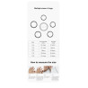 Health Smart Ring for Men Bluetooth IP68 Waterproof Fitness Tracker, Sleep & Step Monitoring, Stylish Sport Rings for Men