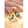 Health Smart Ring for Men Bluetooth IP68 Waterproof Fitness Tracker, Sleep & Step Monitoring, Stylish Sport Rings for Men