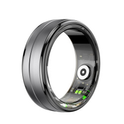 Health Smart Ring for Men Bluetooth IP68 Waterproof Fitness Tracker, Sleep & Step Monitoring, Stylish Sport Rings for Men