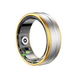 Health Smart Ring for Men Bluetooth IP68 Waterproof Fitness Tracker, Sleep & Step Monitoring, Stylish Sport Rings for Men