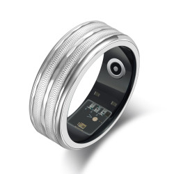 IP68 Waterproof Titanium Smart Ring for iOS & Android Compatibility" with "Premium Smart Health Ring – Sleek Fitness, Sleep, and