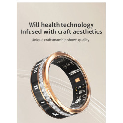 Inteligente Smartring Heart Rate Fitness tracker Health Blood Oxygen Sport Sleeping Monitor