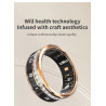 Inteligente Smartring Heart Rate Fitness tracker Health Blood Oxygen Sport Sleeping Monitor