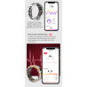 Inteligente Smartring Heart Rate Fitness tracker Health Blood Oxygen Sport Sleeping Monitor