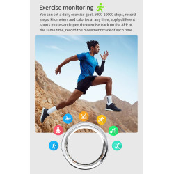 Inteligente Smartring Heart Rate Fitness tracker Health Blood Oxygen Sport Sleeping Monitor