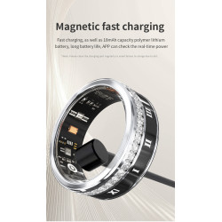 Inteligente Smartring Heart Rate Fitness tracker Health Blood Oxygen Sport Sleeping Monitor