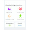 Smart Ring, Smart Ring Health Tracker Sleep Monitoring Step Counter, IP68 Waterproof Intelligent Wearable Device