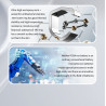 Smart Ring, Smart Ring Health Tracker Sleep Monitoring Step Counter, IP68 Waterproof Intelligent Wearable Device