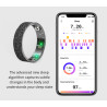 Smart Ring, Smart Ring Health Tracker Sleep Monitoring Step Counter, IP68 Waterproof Intelligent Wearable Device