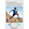 Smart Ring, Smart Ring Health Tracker Sleep Monitoring Step Counter, IP68 Waterproof Intelligent Wearable Device