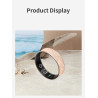 Smart Ring, Smart Ring Health Tracker Sleep Monitoring Step Counter, IP68 Waterproof Intelligent Wearable Device