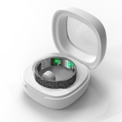 Smart Ring, Smart Ring Health Tracker Sleep Monitoring Step Counter, IP68 Waterproof Intelligent Wearable Device